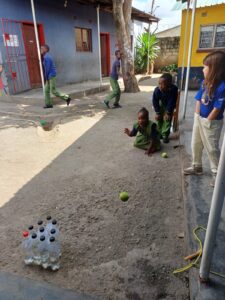 bowlling ping at school
